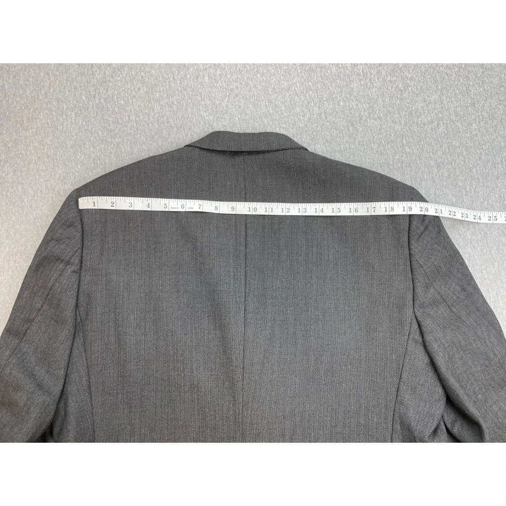 Daniel Cremieux Blazer Mens 44R Birds Eye 100% Loro Piana Wool 2-Button Lined